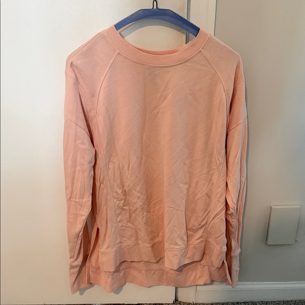 Sweaty Betty Light Pink Crewneck Sweatshirt